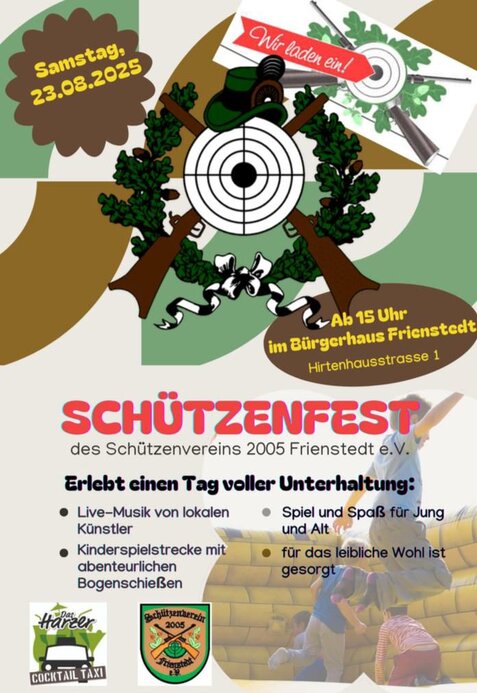 Schützenfest 2025 in Frienstedt