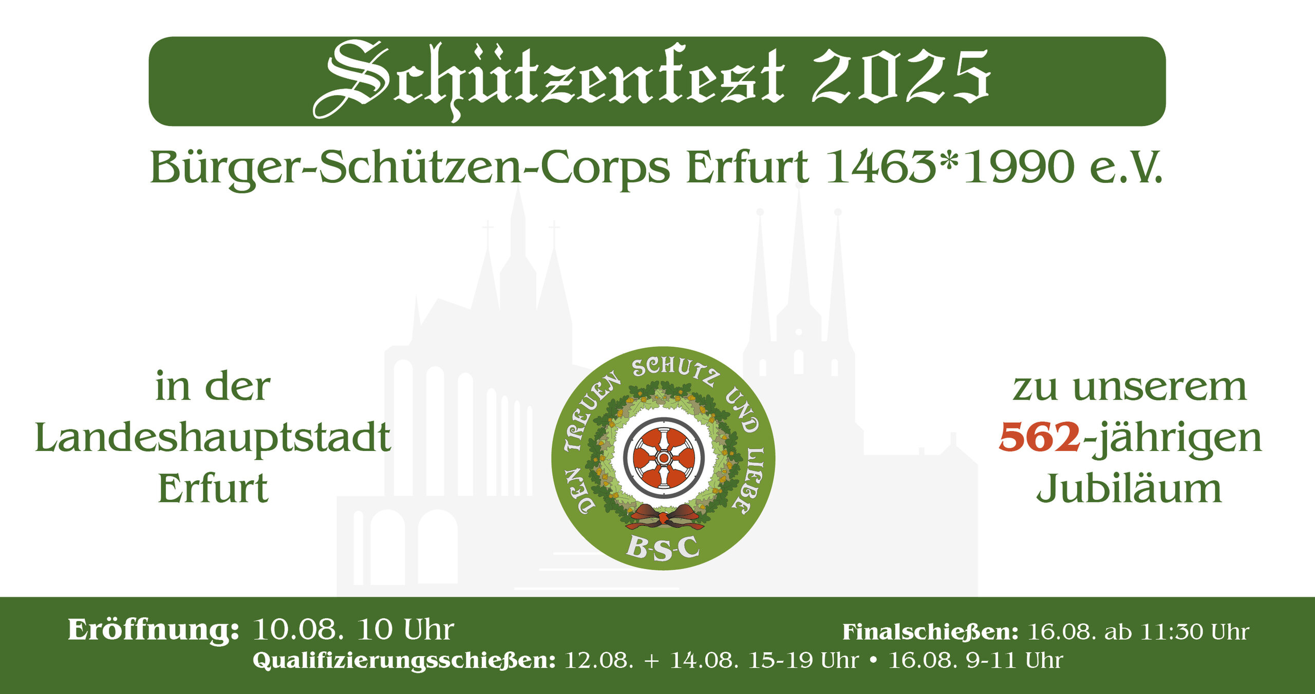 Einladung zum Schützenfest